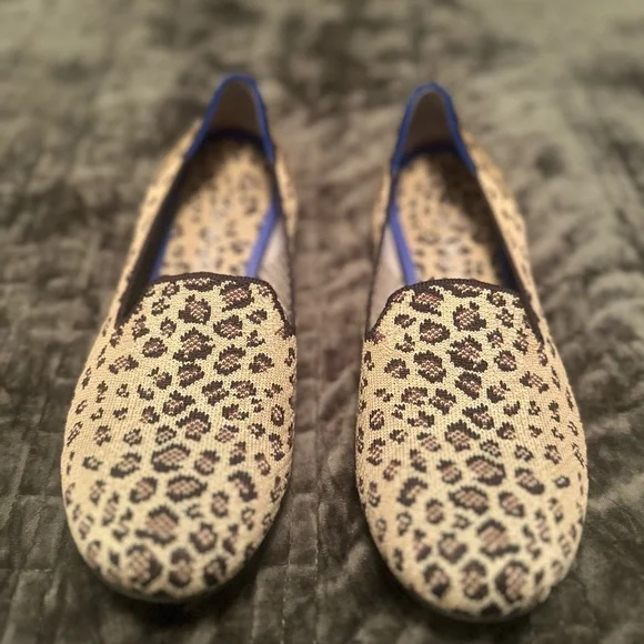 Rothy’s The Loafer in Retired Cheetah Print Sz 10 - Picture 3 of 9